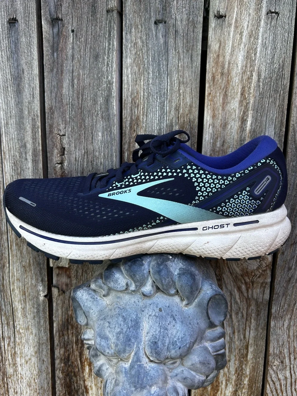 Brooks Ghost 14 Running Shoe Blue 9